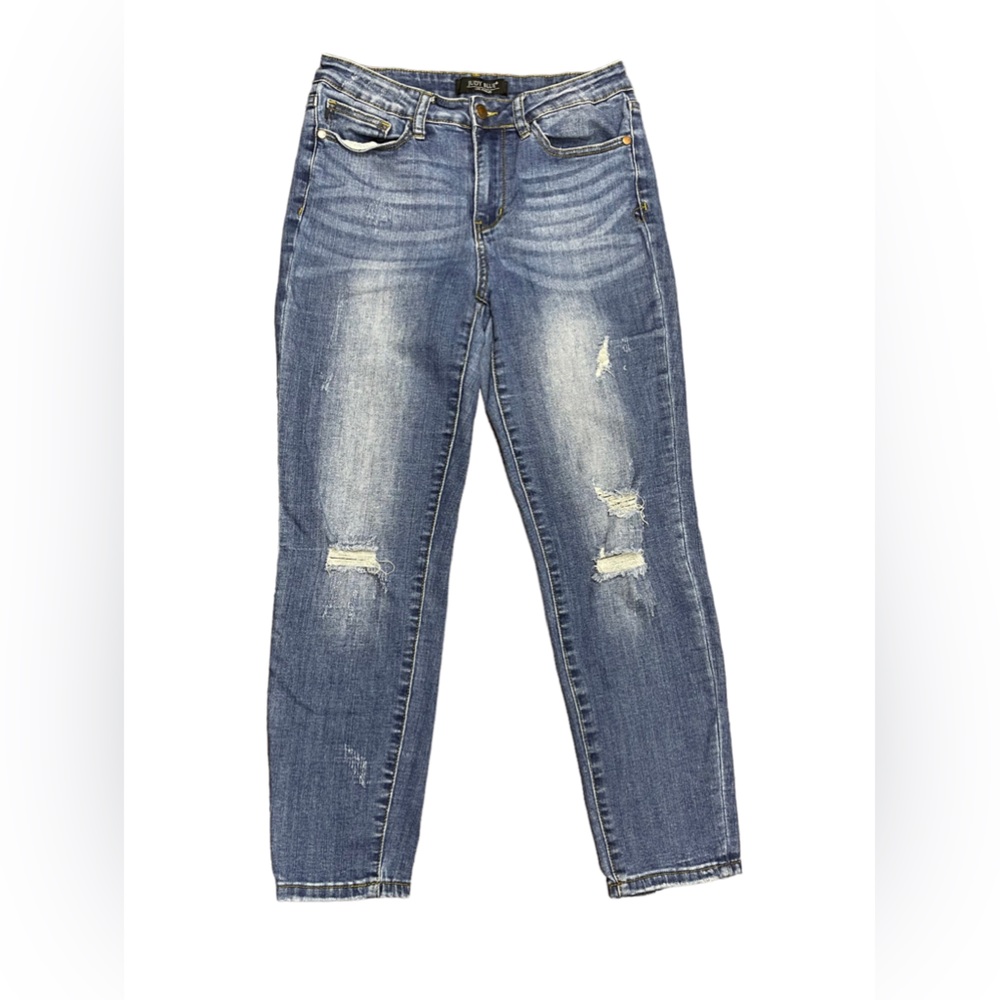 Judy Blue Distressed Jeans in Medium Wash Size 29 Women's